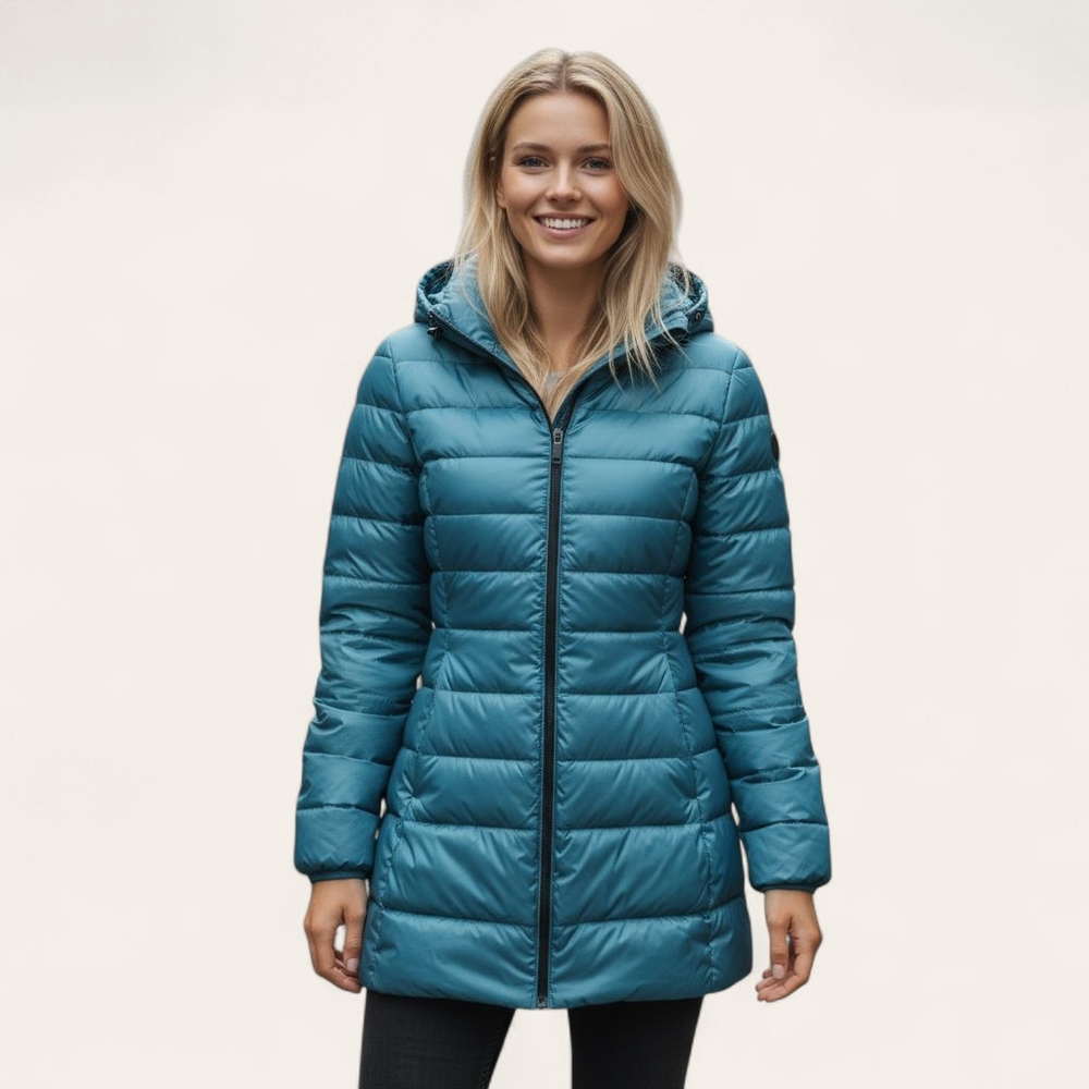 MARC NEW YORK ( ANDREW MARK )Women's Teal Puffer Jacket P2P18 L30 W16